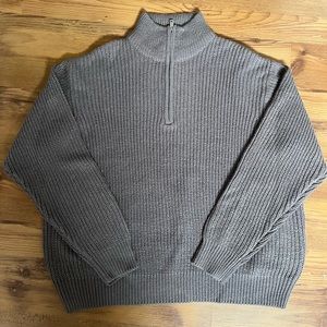 Wool Knit Half Zip